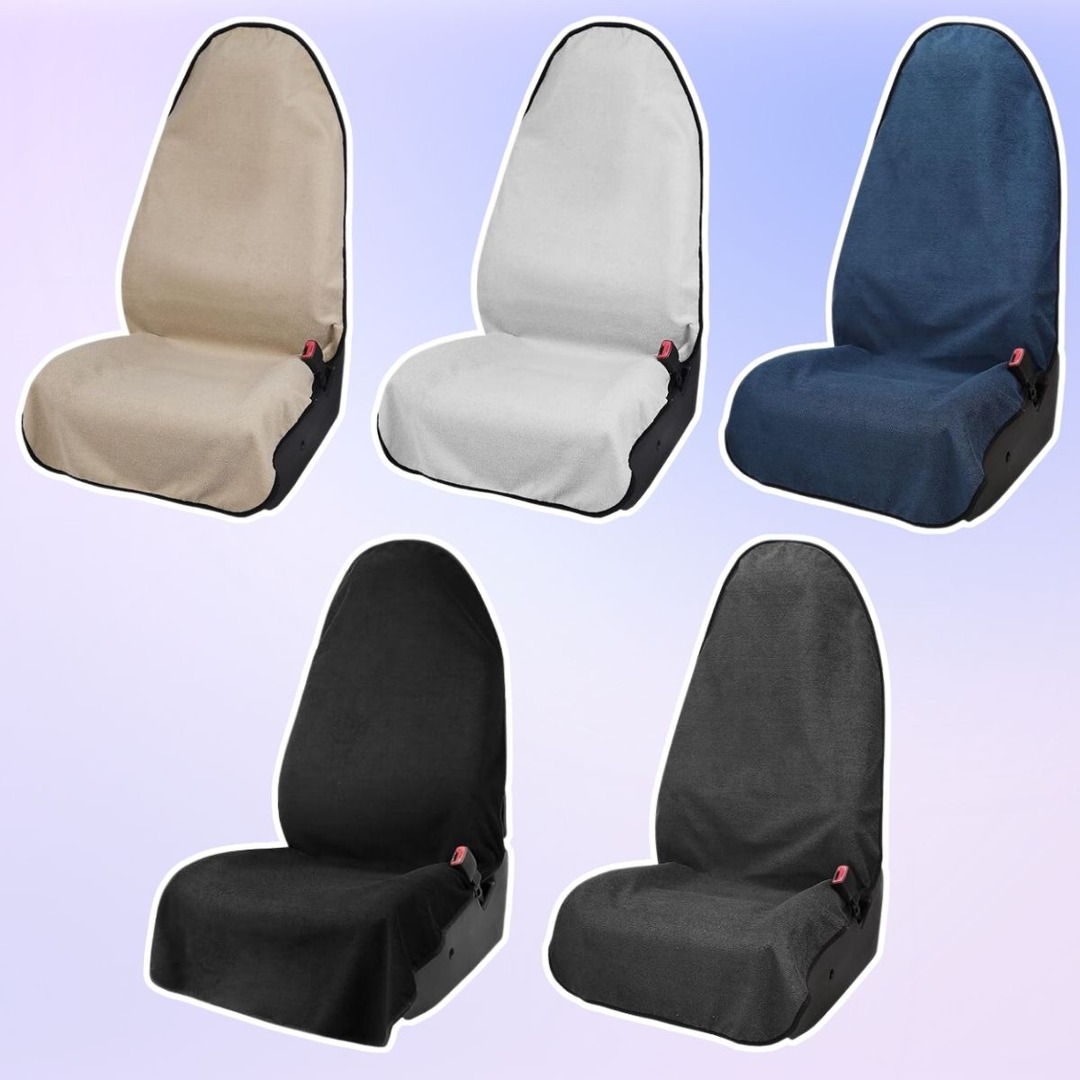 Protect Your Car (& Sanity) With This Genius Waterproof Seat Hoodie Protect Your Car (& Sanity) With This Genius Waterproof Seat Hoodie